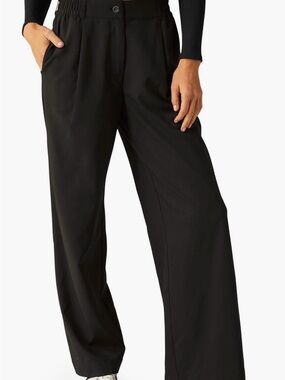 Beyond Yoga Status Black Trouser Pants Small